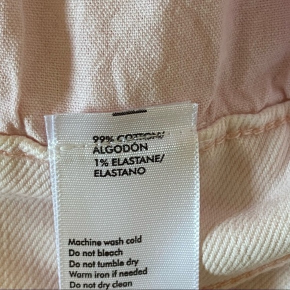 NWT Rebecca Minkoff Pink Dominica Cropped Straight Leg High Rise Jeans Size 28 - Picture 9 of 15